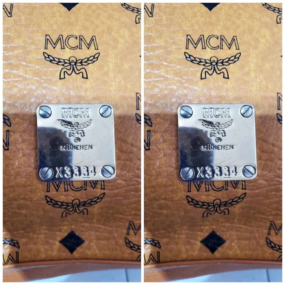 MCM COGNAC VISETOS kiara hobo bag - Picture 3 of 12